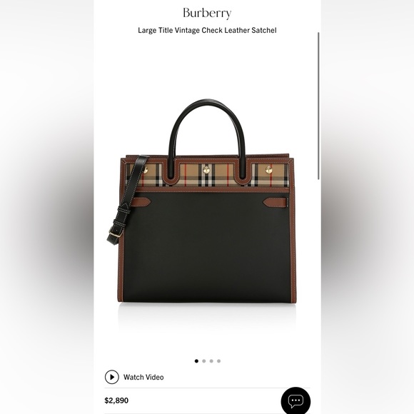 Mint Condition - Burberry Tote - Picture 5 of 5